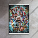 SUPER STARS ALIGNED PART 1 (canvas)